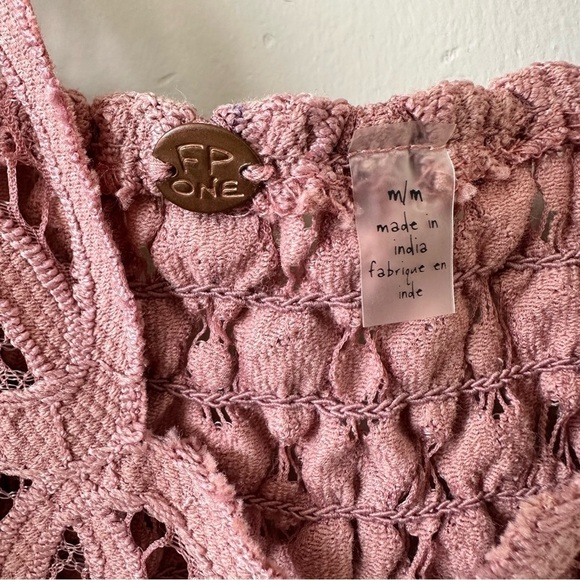 FREE PEOPLE-“One Free People” Adella Slip Mini Dress in Pink Rose (Size:Medium) - Picture 10 of 10